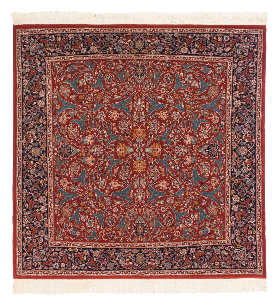 6x6 Kashan Design Square Rug